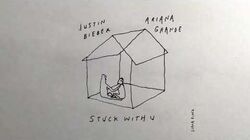 Ariana Grande, Justin Bieber - Stuck With U (Lyrics) 