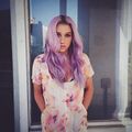 Kesha purple hair 2014