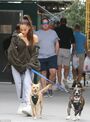 Ariana Grande with Toulouse and Myron in New York September 23 (2)