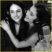 Ariana and Liz singing