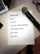 JB setlist