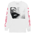 Nyc face silhouette long sleeve t-shirt