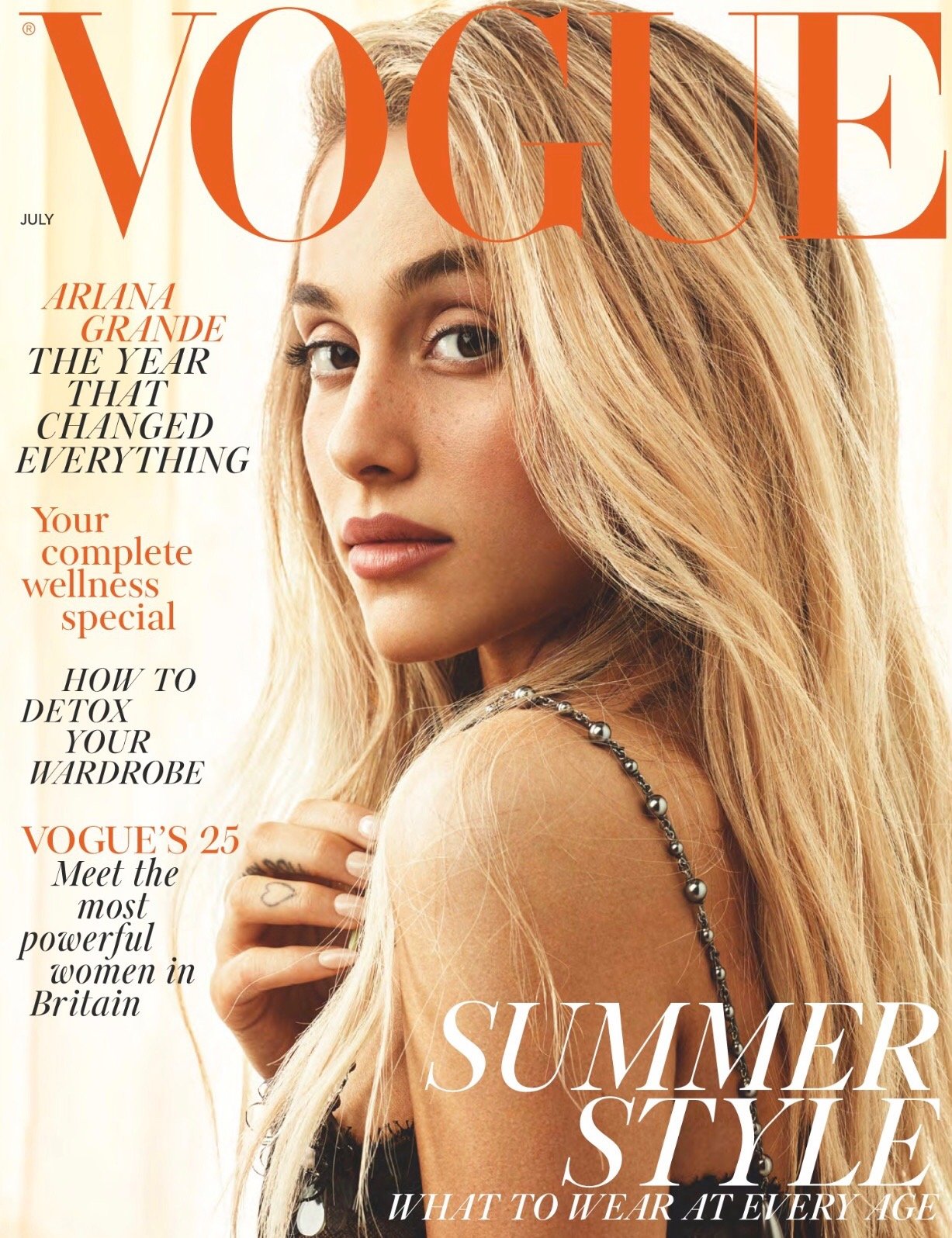 Vogue (UK), Ariana Grande Wiki