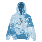 Stuck with u venn diagram tie dye hoodie