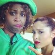 Ariana and her friend GloZell