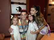 Ariana and her brother  with Sophia Grace and Rosie who played recurring characters on Sam & Cat