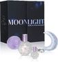 Iridescent Crescent Moon Keyring + Moonlight Perfume + Miniature Bottle