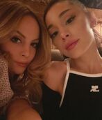 Liz and Ariana hanging out