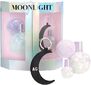 Black Crescent Moon Keyring + Moonlight Perfume + Miniature Bottle