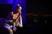 Ariana at Coachella 2018 performing No Tears Left To Cry (13)