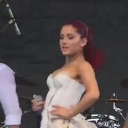 Ariana preforming live
