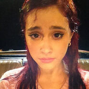 Ariana in the rain nov 11, 2011