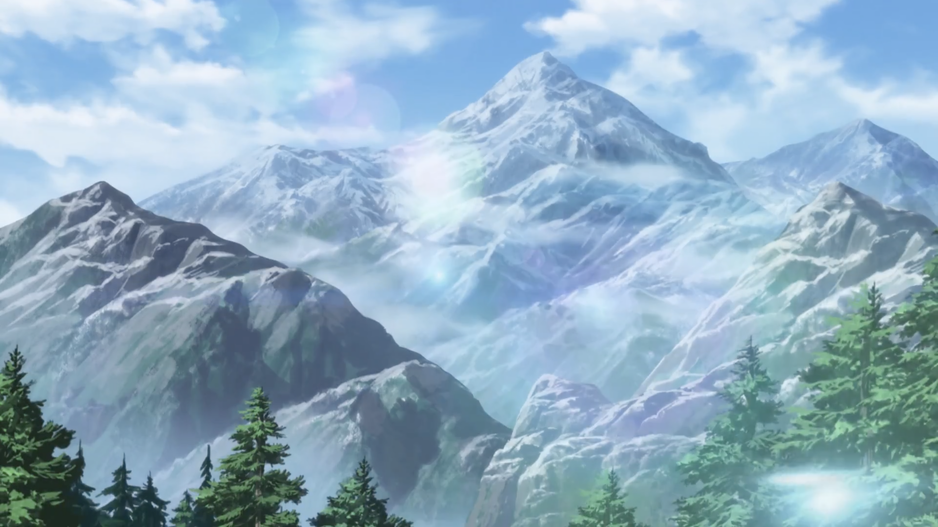 HD anime mountains river wallpapers  Peakpx