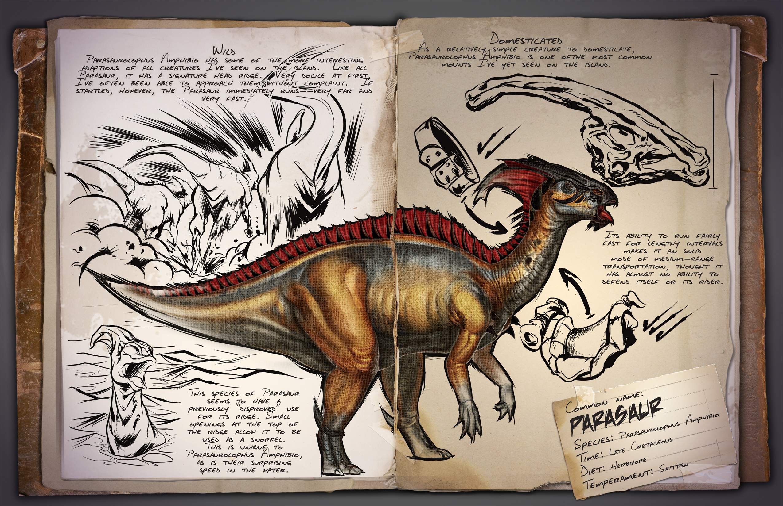 Parasaurolophus Ark Survival Evolved Wiki Fandom