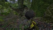 ARK-Raptor and Doedicurus Screenshot 001