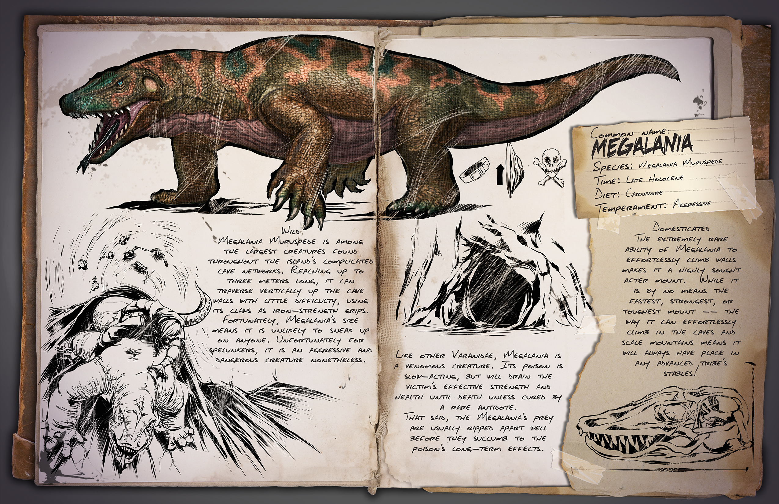 Megalania Ark Survival Evolved Wiki Fandom