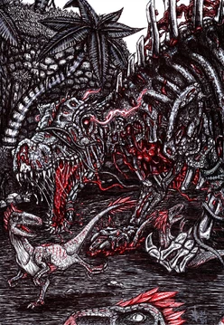 Undead Spinosaurus by Whitesekhmet