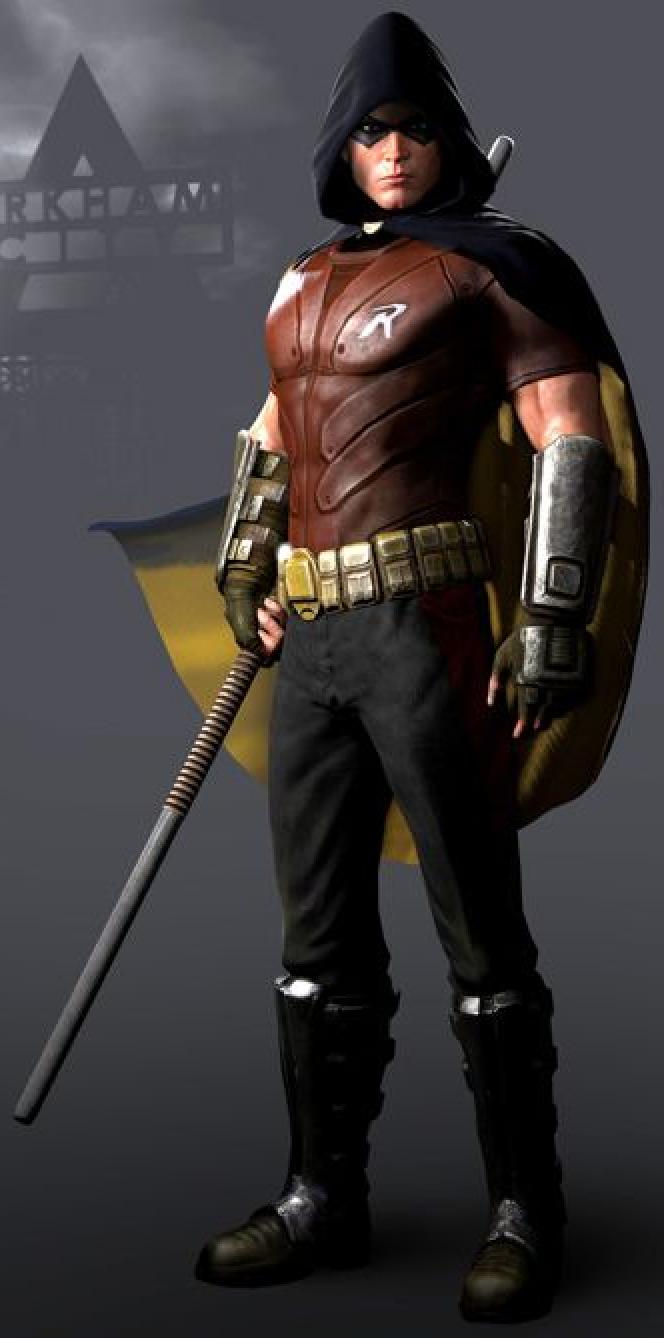 robin arkham city costume