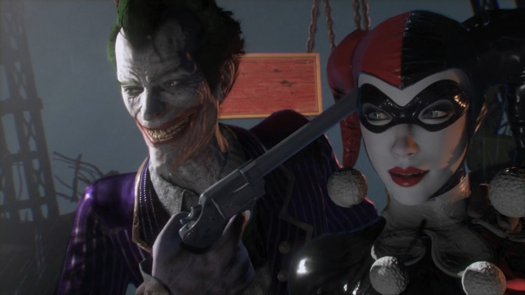 the joker and harley quinn arkham asylum