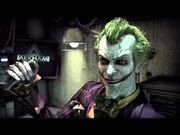 Joker injecting Bane with Titan and releasing him to kill Batman