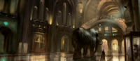 Main Exhibit Concept Art Akham City.