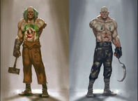 Sickle and Mr. Hammer Concept Art Arkham City