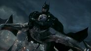 Batman Grabbing Man-Bat