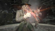 Mad Hatter charging his attack during his battle
