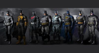 Arkham City Skin Batsuit pack collection.