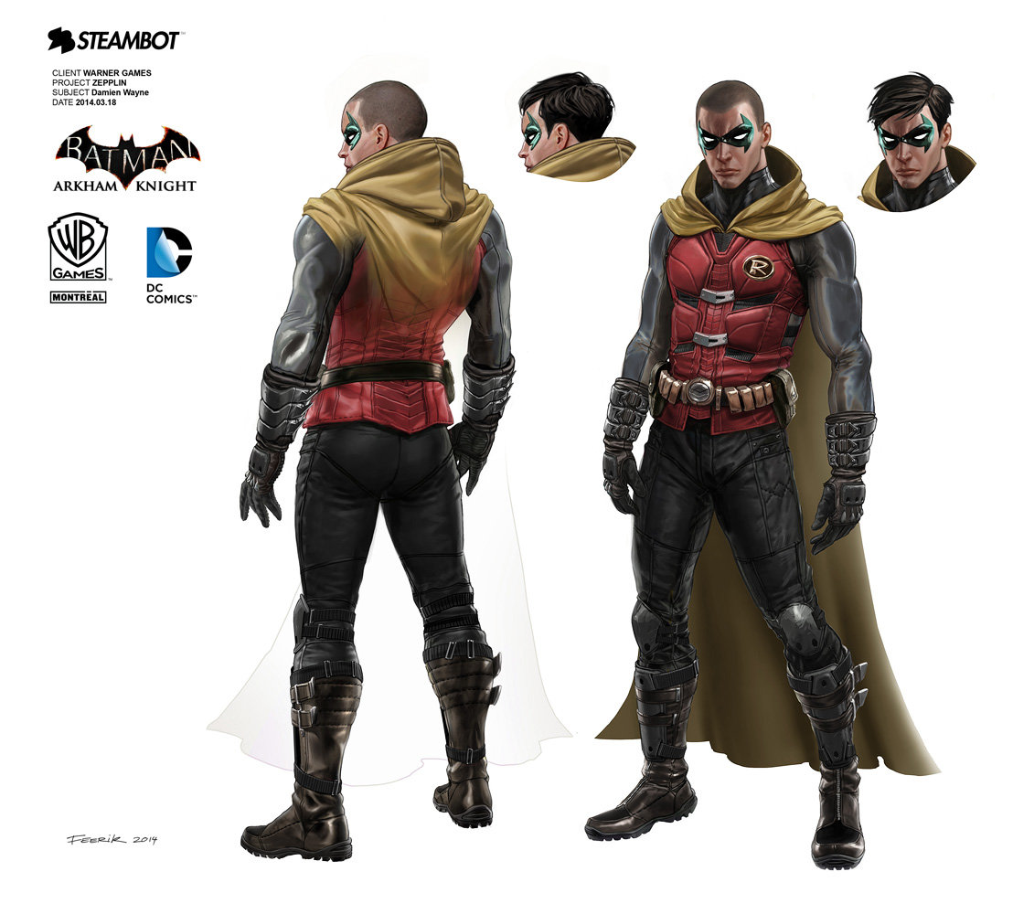 arkham city riddler concept art