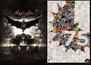 GameStop Pre-order bonus Batman 75th Anniversary Poster.