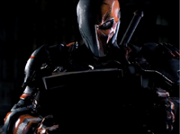 Exterminador em Arkham Origins pegando o contrato para matar o Batman.