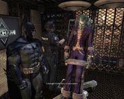 Batman escorting Joker back to Arkham Asylum