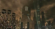 Wayne Enterprises in Arkham City.