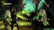 Plants protecting Ivy in her lair