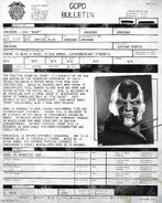 Bane's GCPD Bulletin.