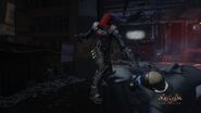 Red Hood shooting a thug