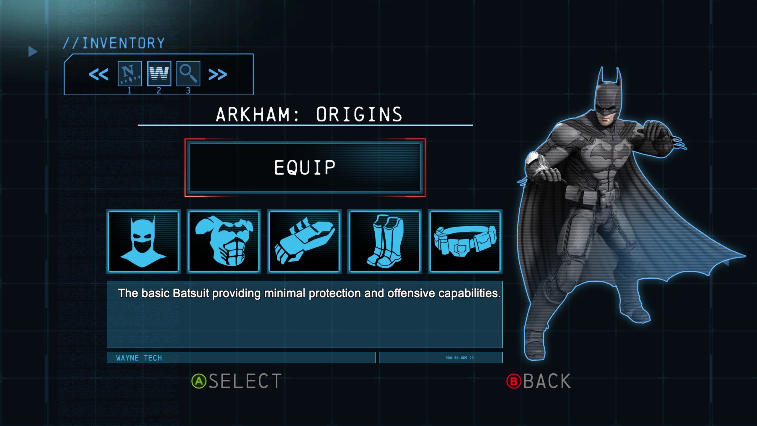 Batman: Arkham Origins - HD Remastered Batsuit
