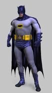 Origins version of the 60's Tv Show Batsuit