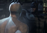 Mr. Freeze being interrogated by Batman