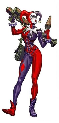 Boneca Harley Quinn Arkham Knight - Arlequina Dc Multiverse
