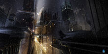 Batmanarkhamorigins environment new gotham diamond district by meinert hansen additions 01.jpg