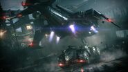 The Batwing in Arkham Knight.