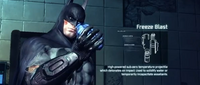 The Freeze Blast in Arkham City.