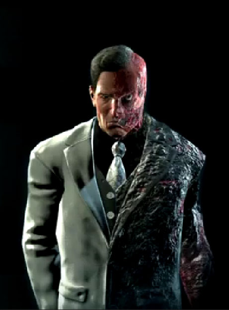 knight two face arkham