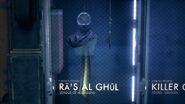 Ra's al Ghul's display case at the GCPD in Season of Infamy (loyalist)