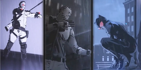 Deadshot along with Bronze Tiger and Catwoman in Arkham Origins Blackgate.