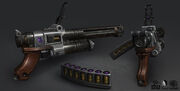 Batman arkham origins jokerpistol by phatandy-d76vlda