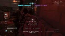 An Elite resupplying ammo at Blackgate Prison.