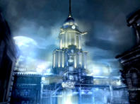 GCPD Building Concept Art Arkham City.